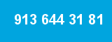 913 644 31 81